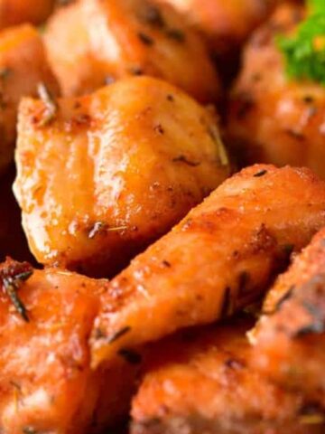 crispy air fryer salmon bites