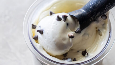 Mint Chocolate Protein Ice Cream - Lara Clevenger