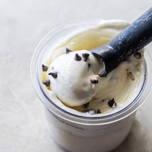 Mint Chocolate Protein Ice Cream - Lara Clevenger