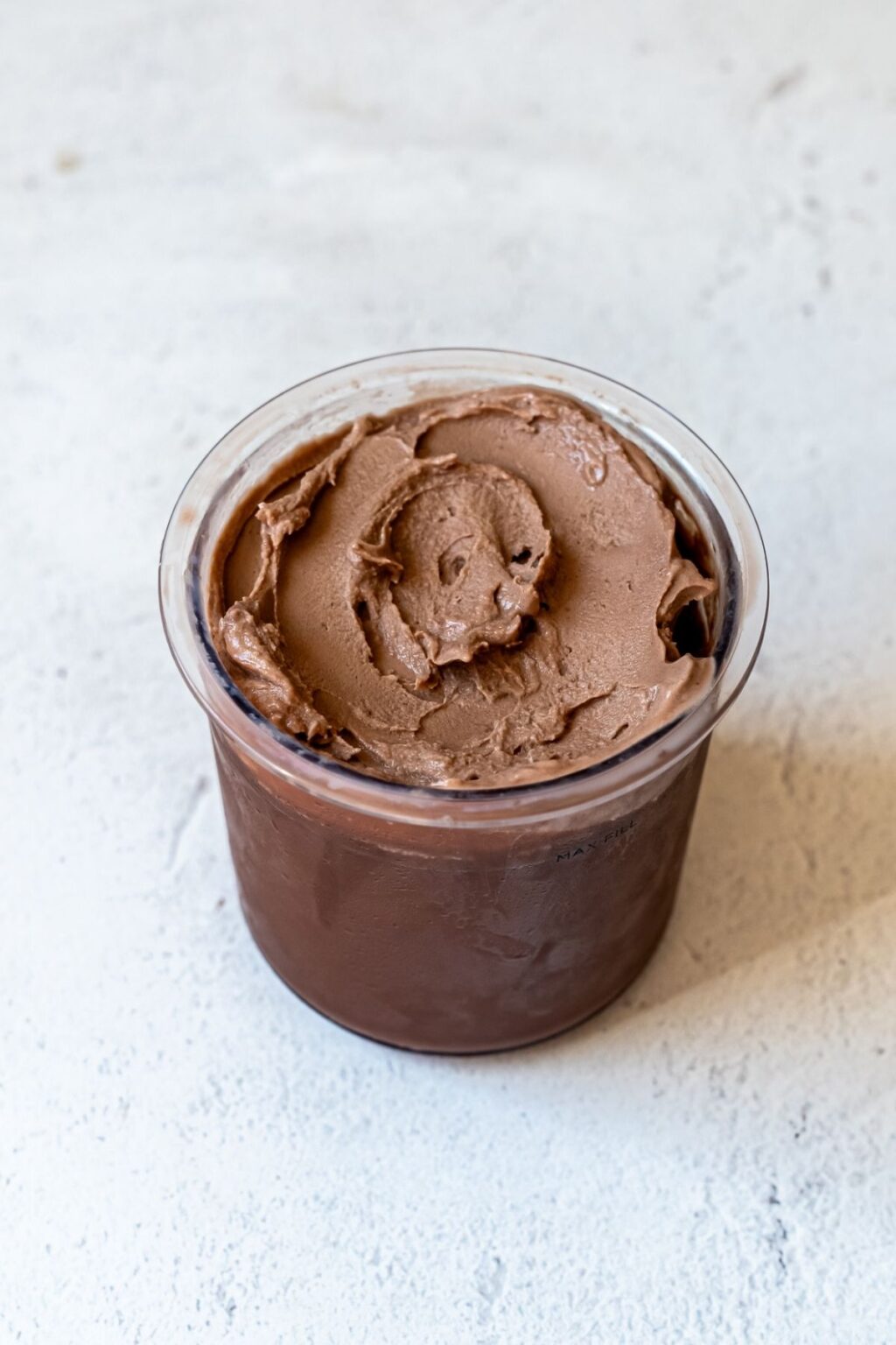 Chocolate Fairlife milk ice cream
