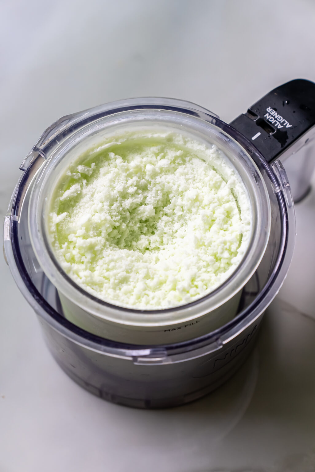 process of making Pistachio Protein Ice Cream