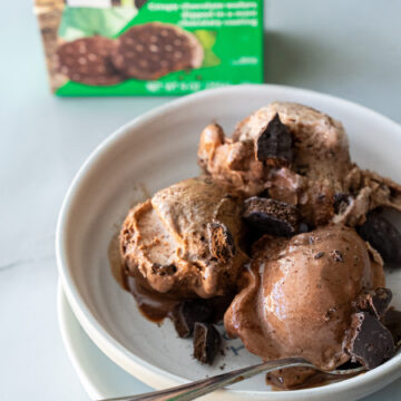 thin mint protein ice cream in the Ninja Creami.