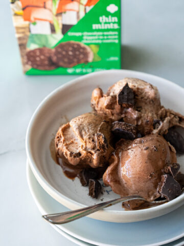 thin mint protein ice cream in the Ninja Creami.