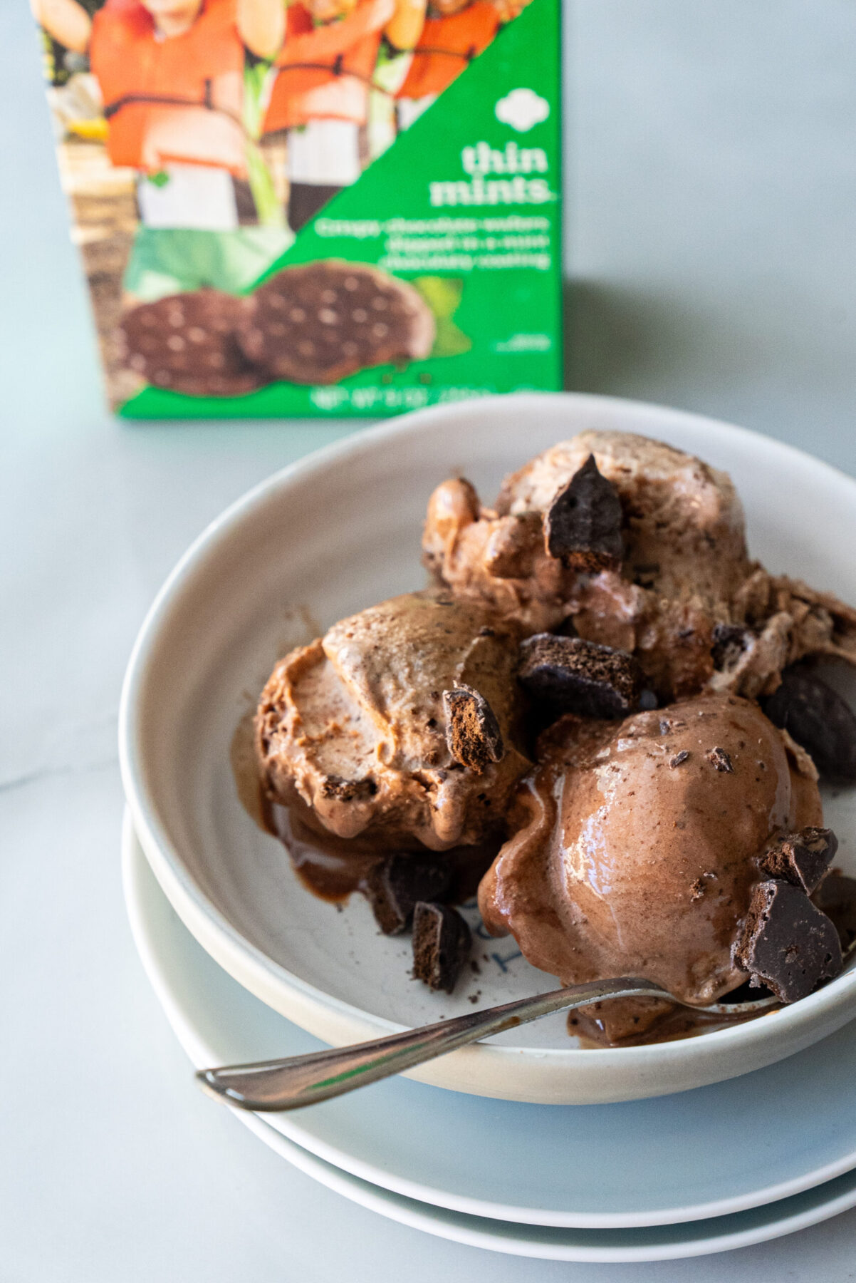 Thin Mint Protein Ice Cream