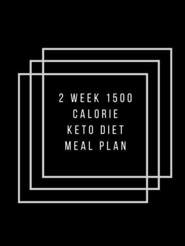 1500 kcals keto diet meal plans